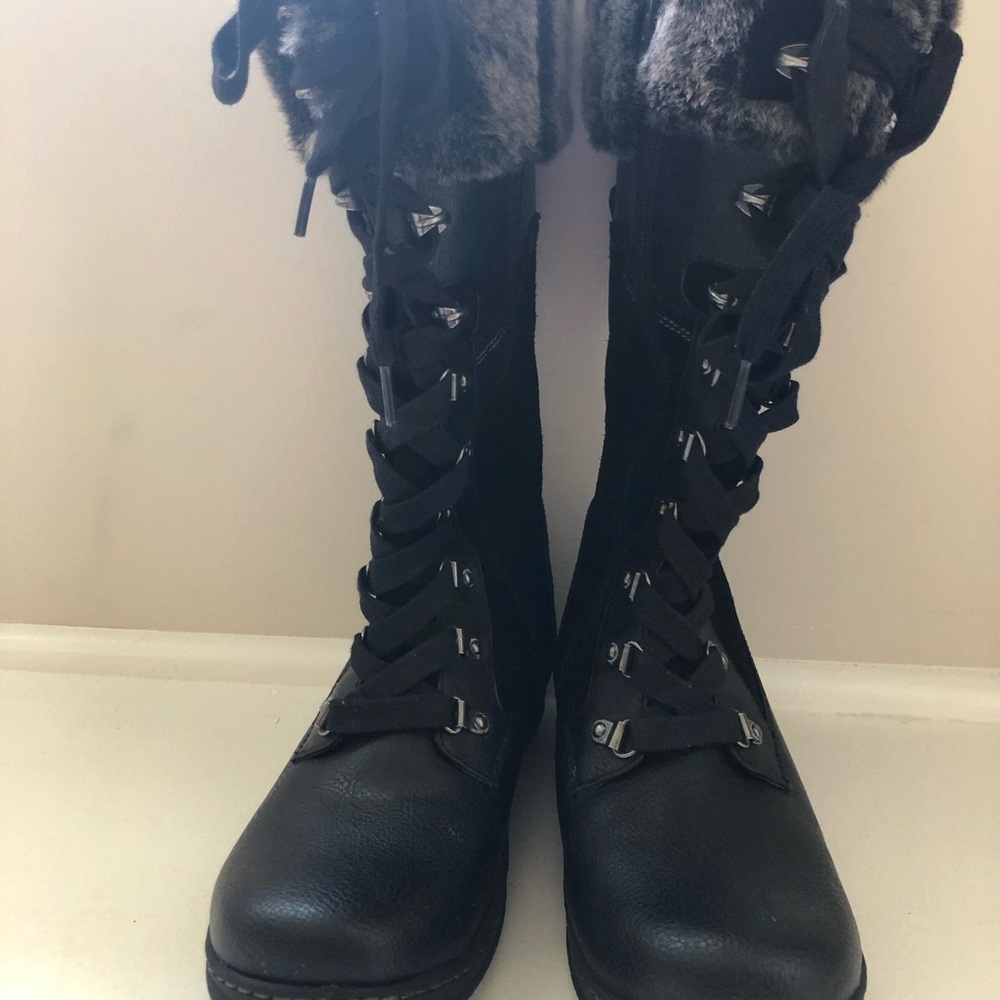 Denverhayes winter very warm leather shoessize7